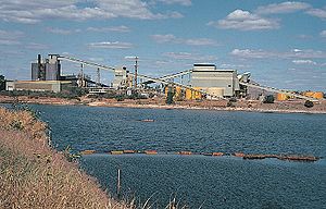 Mine d'uranium dans le parc de Kakadu, Australie.